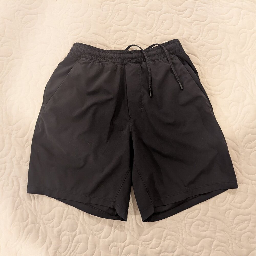 Lululemon Men's Linerless Short 7” Inseam, Size Small, Black